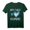 Transgender Flagge My Child Is Human Proud LGBTQ Trans Parents T-Shirt – Unterstützung für Transgender-Kinder & Pride-Design