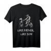 Premium Motocross Shirt Vater so der Sohn - Lustiges Dirt Bike T-Shirt für Motorsport Fans, perfekt als Geschenk zu Geburtstag, Weihnachten, Muttertag & Vatertag