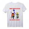 Wie der Vater so der Sohn Motorcross Moped Enduro Biken T-Shirt – Perfektes Geschenk für junge Motorradfahrer, Väter & Söhne