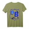 Kinder Polizei T-Shirt zum 8. Geburtstag - Lustiges Geschenk für Jungen und Mädchen mit Polizei- und Auto-Motiv