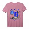 Kinder Polizei T-Shirt zum 8. Geburtstag - Lustiges Geschenk für Jungen und Mädchen mit Polizei- und Auto-Motiv