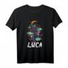 Kinder Ninja T-Shirt mit Name Luca – Coole Ninja Grafik, Perfekt für Kampfsportfans und als Geschenk für Jungen