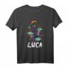 Kinder Ninja T-Shirt mit Name Luca – Coole Ninja Grafik, Perfekt für Kampfsportfans und als Geschenk für Jungen