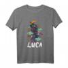 Kinder Ninja T-Shirt mit Name Luca – Coole Ninja Grafik, Perfekt für Kampfsportfans und als Geschenk für Jungen