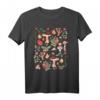 Pilz Cottagecore Kleidung - Botanisches Ästhetik T-Shirt mit Landhaus-Design, Perfekt als Geschenk für Natur- und Pflanzenliebhaber