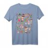 Pilz Cottagecore Kleidung - Botanisches Ästhetik T-Shirt mit Landhaus-Design, Perfekt als Geschenk für Natur- und Pflanzenliebhaber