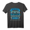 Ich bin stolzer Papa Vater Sohn Eltern Geschenk Spruch T-Shirt - Lustiges Familienoutfit für Vatertag, Geburtstag & Weihnachten