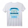 Ich bin stolzer Papa Vater Sohn Eltern Geschenk Spruch T-Shirt - Lustiges Familienoutfit für Vatertag, Geburtstag & Weihnachten