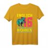 Endlich 16 Aber Meine Eltern Wohnen Noch Bei Mir - Lustiges Geburtstags-T-Shirt für Jungen und Mädchen zum 16. Geburtstag