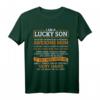 Ich bin ein glücklicher Sohn T-Shirt – Humorvolles Geschenk für den Sohn von großartiger Mutter, perfekt für Geburtstag oder Muttertag
