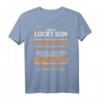 Ich bin ein glücklicher Sohn T-Shirt – Humorvolles Geschenk für den Sohn von großartiger Mutter, perfekt für Geburtstag oder Muttertag
