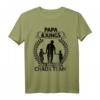 Papa von 2 Söhnen Vatertag Partnerlook T-Shirt - Klassischer Vater und Zwei Jungs Familienlook