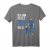 Herren Vatertag T-Shirt für Polizisten und Helden - Stolzer Spruch, Vorbild & Geschenk für Väter, Opas, Schwager & Onkel