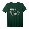 Dorsch Gummifisch Hochseeangeln T-Shirt – Witziges Angelzubehör & Geschenkidee für leidenschaftliche Dorschangler zum Geburtstag, Männertag & Angeltour