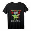 Kinder Dinosaurier T-Shirt 2021 - Ich Komme! Lustiges Geburtstags- und Kindergartenbeginn-Shirt für Jungen und Mädchen mit T-Rex Motiv