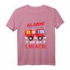 Kinder Feuerwehr T-Shirt für den Schulanfang - Einschulungsgeschenk mit Alarm Ich bin 1. Klasse Motiv für Jungen und Mädchen