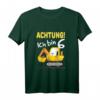 Kinder Bagger T-Shirt zum 6. Geburtstag – Lustiges Baustellen Outfit für Jungen, ideales Geschenk für die Geburtstagsfeier