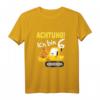 Kinder Bagger T-Shirt zum 6. Geburtstag – Lustiges Baustellen Outfit für Jungen, ideales Geschenk für die Geburtstagsfeier