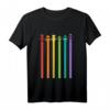 Roboter in den Farben des Regenbogen LGBT+ Stolz T-Shirt für Kinder – Buntes Mode-Statement für Schule & Spiele