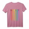 Roboter in den Farben des Regenbogen LGBT+ Stolz T-Shirt für Kinder – Buntes Mode-Statement für Schule & Spiele