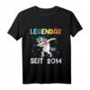 Kinder Einhorn Glitzer Legendär seit 2014 T-Shirt – Witziges Geburtstagsgeschenk für 6-Jährige Mädchen und Jungen