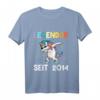 Kinder Einhorn Glitzer Legendär seit 2014 T-Shirt – Witziges Geburtstagsgeschenk für 6-Jährige Mädchen und Jungen