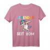 Kinder Einhorn Glitzer Legendär seit 2014 T-Shirt – Witziges Geburtstagsgeschenk für 6-Jährige Mädchen und Jungen