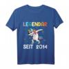 Kinder Einhorn Glitzer Legendär seit 2014 T-Shirt – Witziges Geburtstagsgeschenk für 6-Jährige Mädchen und Jungen