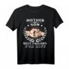 Niedliches Mutter und Sohn T-Shirt – Passendes Design für Muttertag, Geburtstag, Weihnachten & Feiertage als Geschenkidee