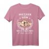 Niedliches Mutter und Sohn T-Shirt – Passendes Design für Muttertag, Geburtstag, Weihnachten & Feiertage als Geschenkidee