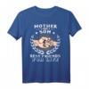 Niedliches Mutter und Sohn T-Shirt – Passendes Design für Muttertag, Geburtstag, Weihnachten & Feiertage als Geschenkidee