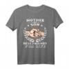 Niedliches Mutter und Sohn T-Shirt – Passendes Design für Muttertag, Geburtstag, Weihnachten & Feiertage als Geschenkidee