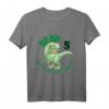 Kinder Dino Geburtstag T-Shirt - Ich bin 5 Dino Geschenkidee für Dino-Fans, Dino Party & coole Überraschung für 5-Jährige