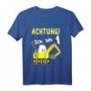 Kinder Bagger Baustelle T-Shirt - Geschenkidee zum 1. Geburtstag für Jungen und Mädchen, Fahrzeuge für Einjährige