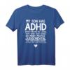ADHS Sohn T-Shirt für Eltern mit humorvollem Zitat – Bewusstseinsmonat Geschenk für Mütter und Väter