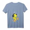 HapDog Kids Tweety Kopfhörer T-Shirt mit V-Ausschnitt – Lustiges Cartoon Geschenk für Fans von Bugs Bunny, Daffy Duck & Co.