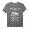 Lustiges Moped Helm Spruch T-Shirt für Führerschein & Geburtstag – Retro Mofa Geschenk für Mopedfahrer und Motorradfans