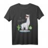 Lama kein Problama T-Shirt - Lustiges Tiermotiv mit Kakteen und Sonnenbrille für Lama- und Alpaka-Fans, Kinder & Tierliebhaber