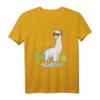 Lama kein Problama T-Shirt - Lustiges Tiermotiv mit Kakteen und Sonnenbrille für Lama- und Alpaka-Fans, Kinder & Tierliebhaber