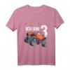 Kinder Ich bin 3 Jahr Monster Truck Auto T-Shirt – Perfektes Geschenk zum 3. Geburtstag für Sohn und Enkelsohn