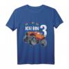Kinder Ich bin 3 Jahr Monster Truck Auto T-Shirt – Perfektes Geschenk zum 3. Geburtstag für Sohn und Enkelsohn
