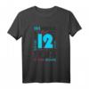 12. Geburtstag Hemd für Jungen und Mädchen - Cooles Geburtstags-T-Shirt für 12-jährige, perfekte Geschenkidee für Sohn, Neffen, Tochter & Geschwister