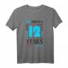 12. Geburtstag Hemd für Jungen und Mädchen - Cooles Geburtstags-T-Shirt für 12-jährige, perfekte Geschenkidee für Sohn, Neffen, Tochter & Geschwister