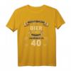 Lustiges HapDog Geschenk für Männer & Frauen – Biertrinker T-Shirt mit Spruch, Vintage Anlassoutfit für den HapDog, Jahrgang 1980