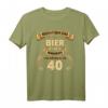 Lustiges HapDog Geschenk für Männer & Frauen – Biertrinker T-Shirt mit Spruch, Vintage Anlassoutfit für den HapDog, Jahrgang 1980