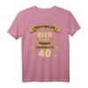 Lustiges HapDog Geschenk für Männer & Frauen – Biertrinker T-Shirt mit Spruch, Vintage Anlassoutfit für den HapDog, Jahrgang 1980