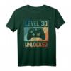 Level 30 Unlocked T-Shirt für Videospieler – Perfektes Geburtstagsgeschenk für Jungen, Gamer & 30-Jährige mit Controller-Design