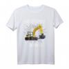 Einschulung Bagger T-Shirt für Jungen - Perfektes Geschenk zum 1. Schultag, Schulbeginn und für den ersten Schultag in der Grundschule