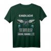 Endlich 21 ähm Mama? Lustiges Geburtstags T-Shirt für Sohn & Tochter – Originelles Geschenk zum 21. Geburtstag von Eltern