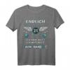 Endlich 21 ähm Mama? Lustiges Geburtstags T-Shirt für Sohn & Tochter – Originelles Geschenk zum 21. Geburtstag von Eltern
